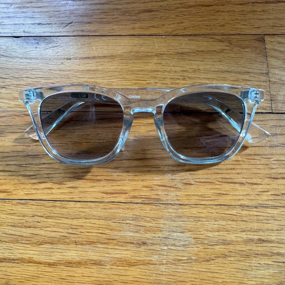 J. Crew Transparent Sunglasses